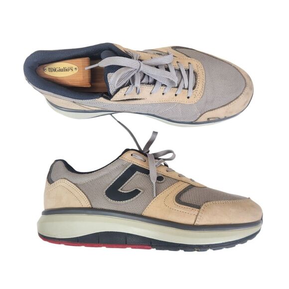 Joya Cancun Cloud Wave Sole Nubuck Leather Lace-Up Comfort Sneakers 10 - Picture 2 of 9